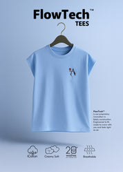 Embroidered Boxy Muscle Tee