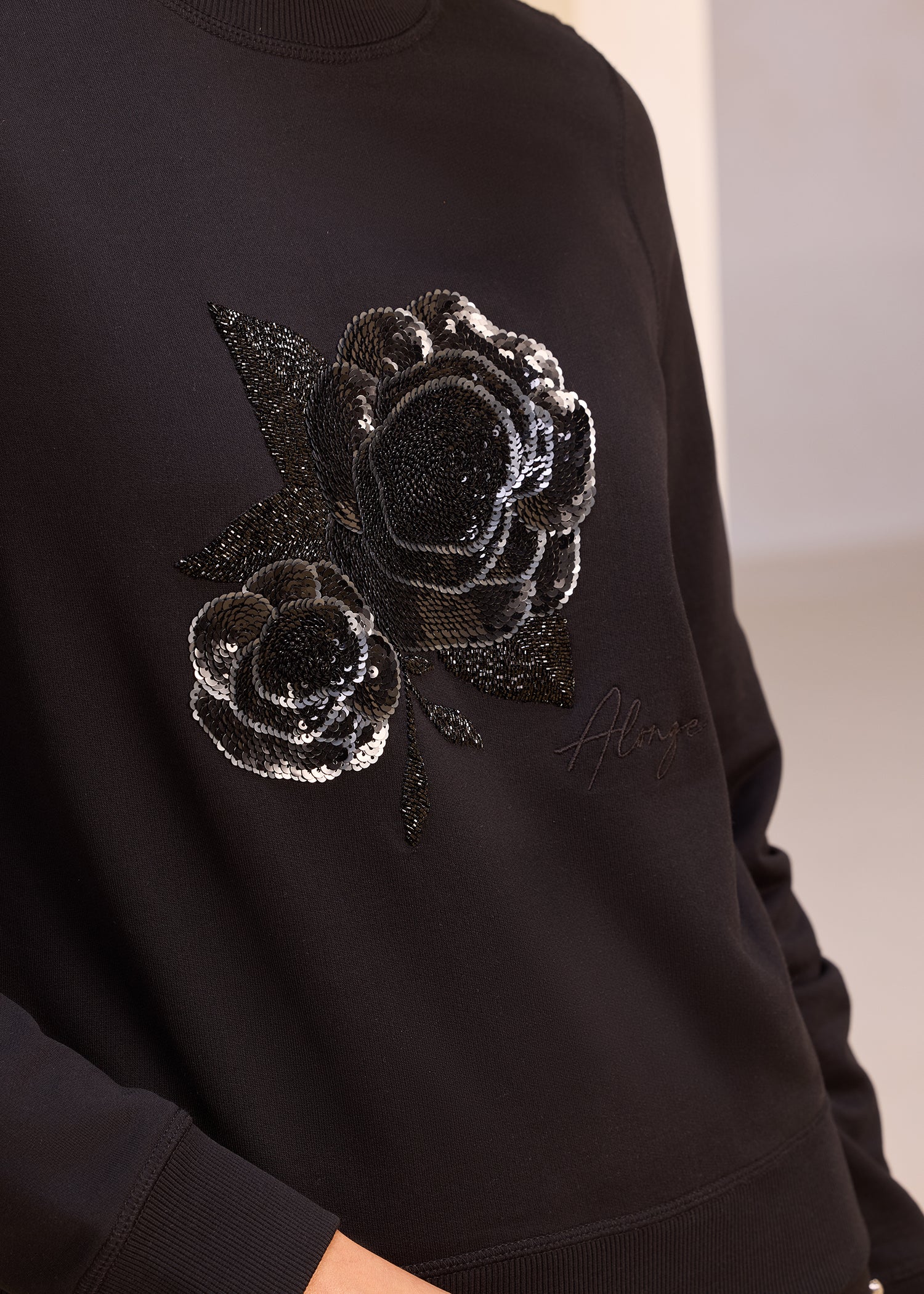 Showstopper Sweatshirt + Elevated Rhinestone Tapered Pants