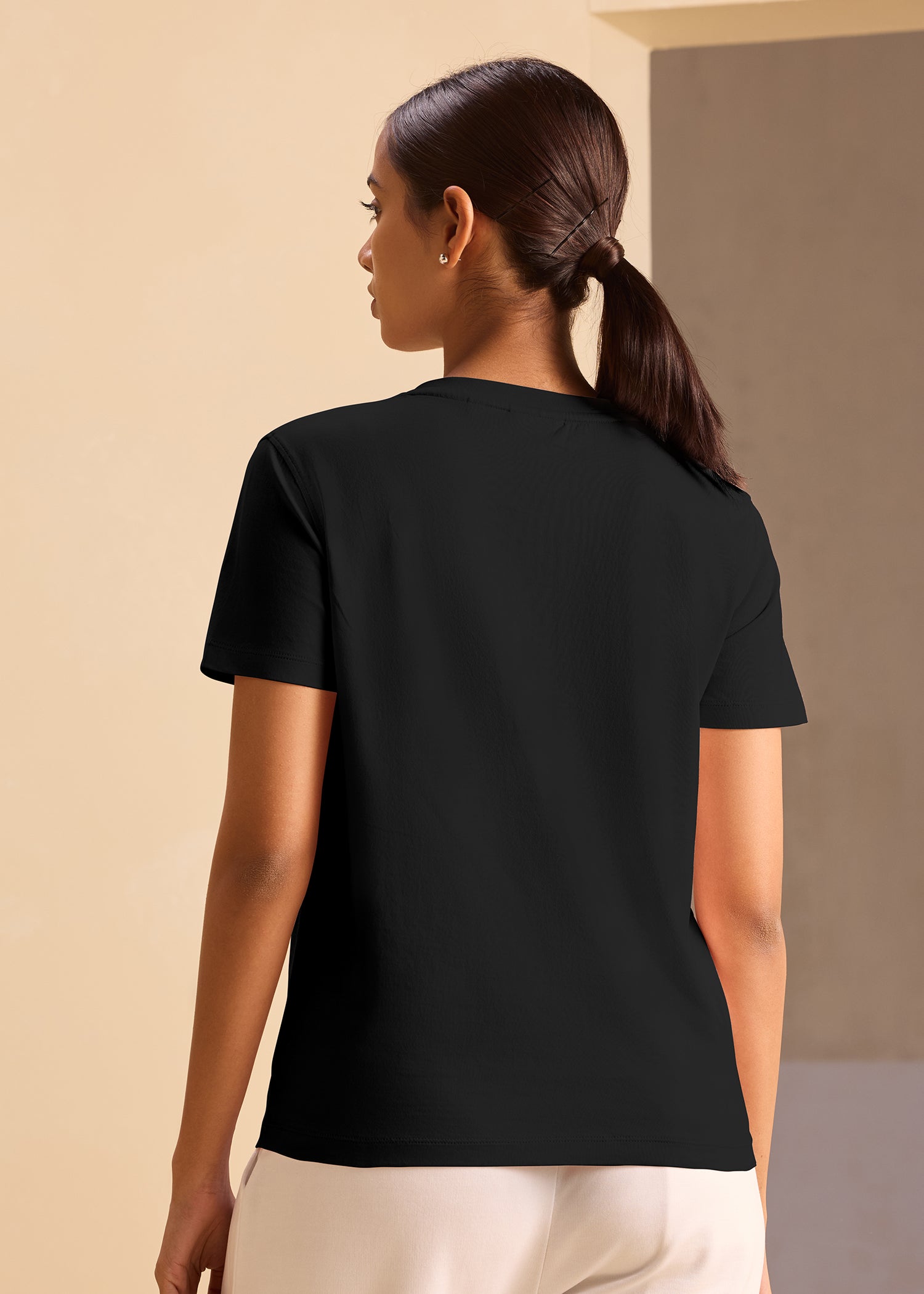 Cloud Soft Vee Neck Tee