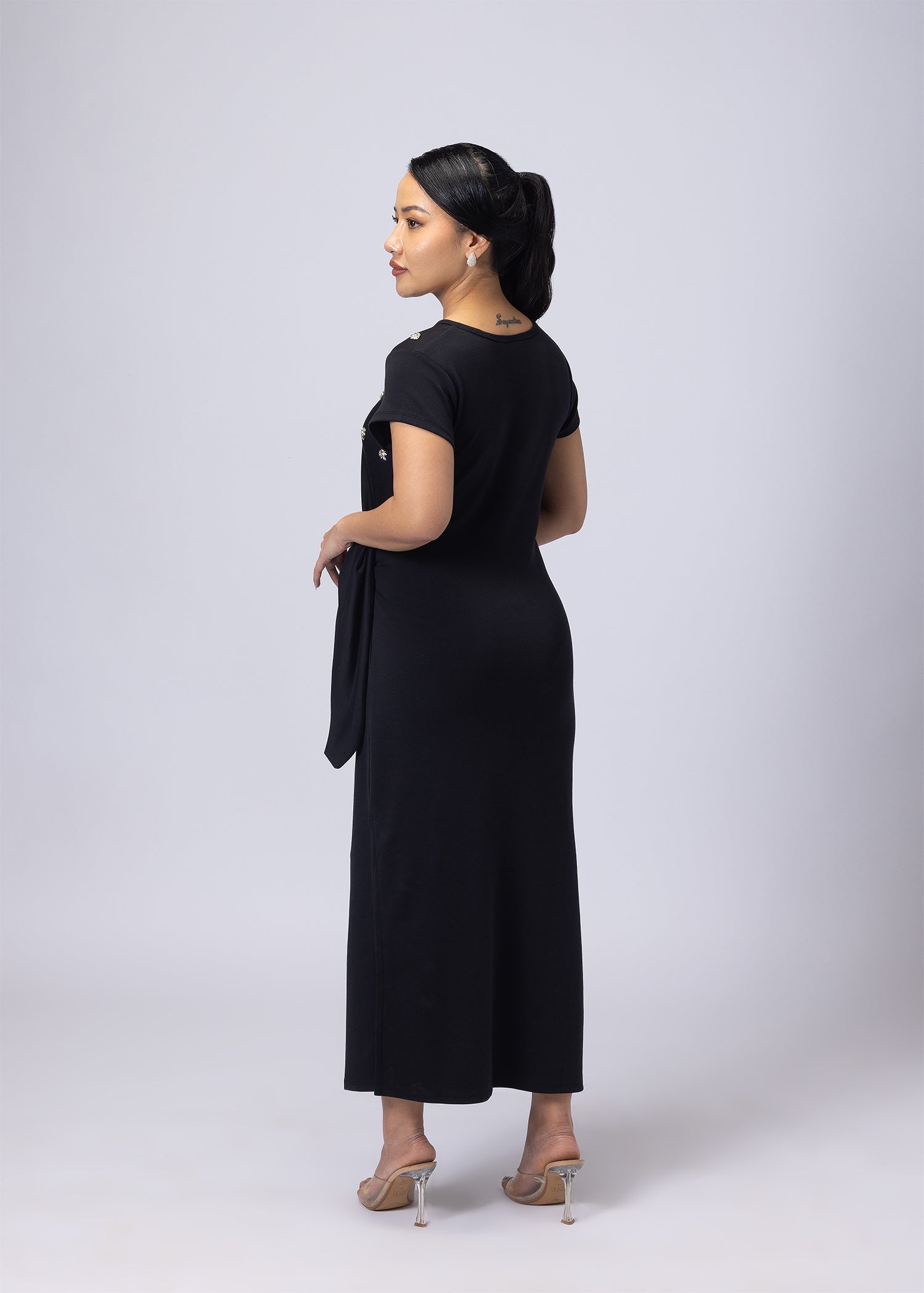 Eye Catcher Drape Dress