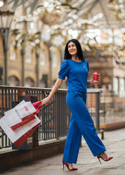 iCotton Pouf Sleeve Top