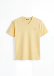 iCotton Signature Vee Neck Tee