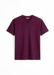 iCotton Signature Vee Neck Tee