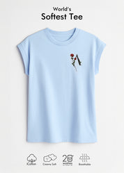Embroidered Boxy Muscle Tee