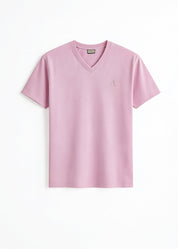 iCotton Signature Vee Neck Tee