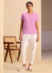 Cloud Soft Vee Neck Tee