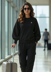 iCotton Balloon Sleeve Sweatshirt