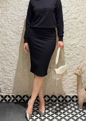 iCotton Fitted Knit Skirt