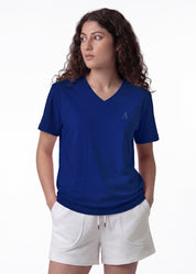 iCotton Signature Vee Neck Tee
