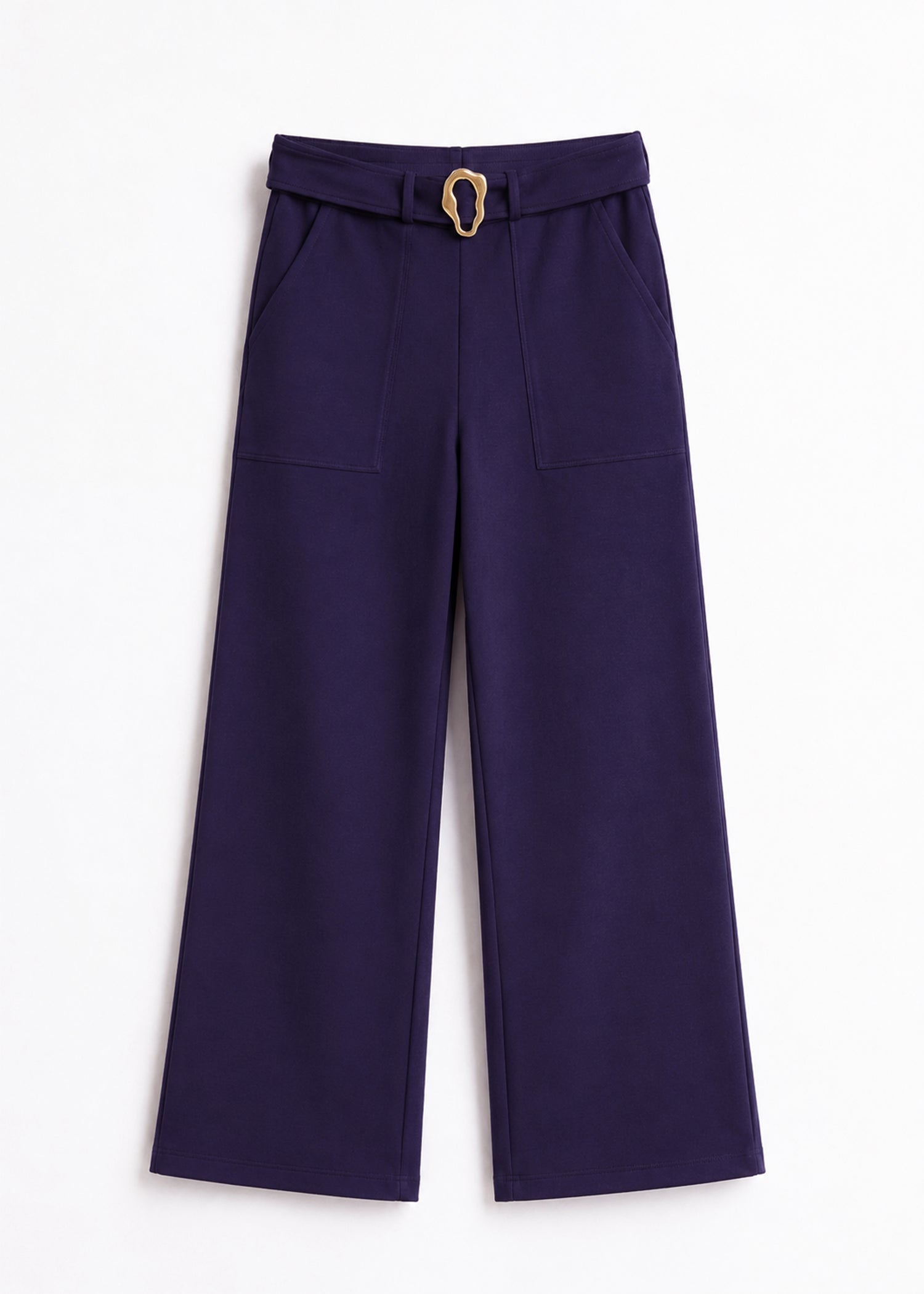 Belted Wide Leg Pants