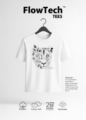 Embroidered Lioness Graphic Tee