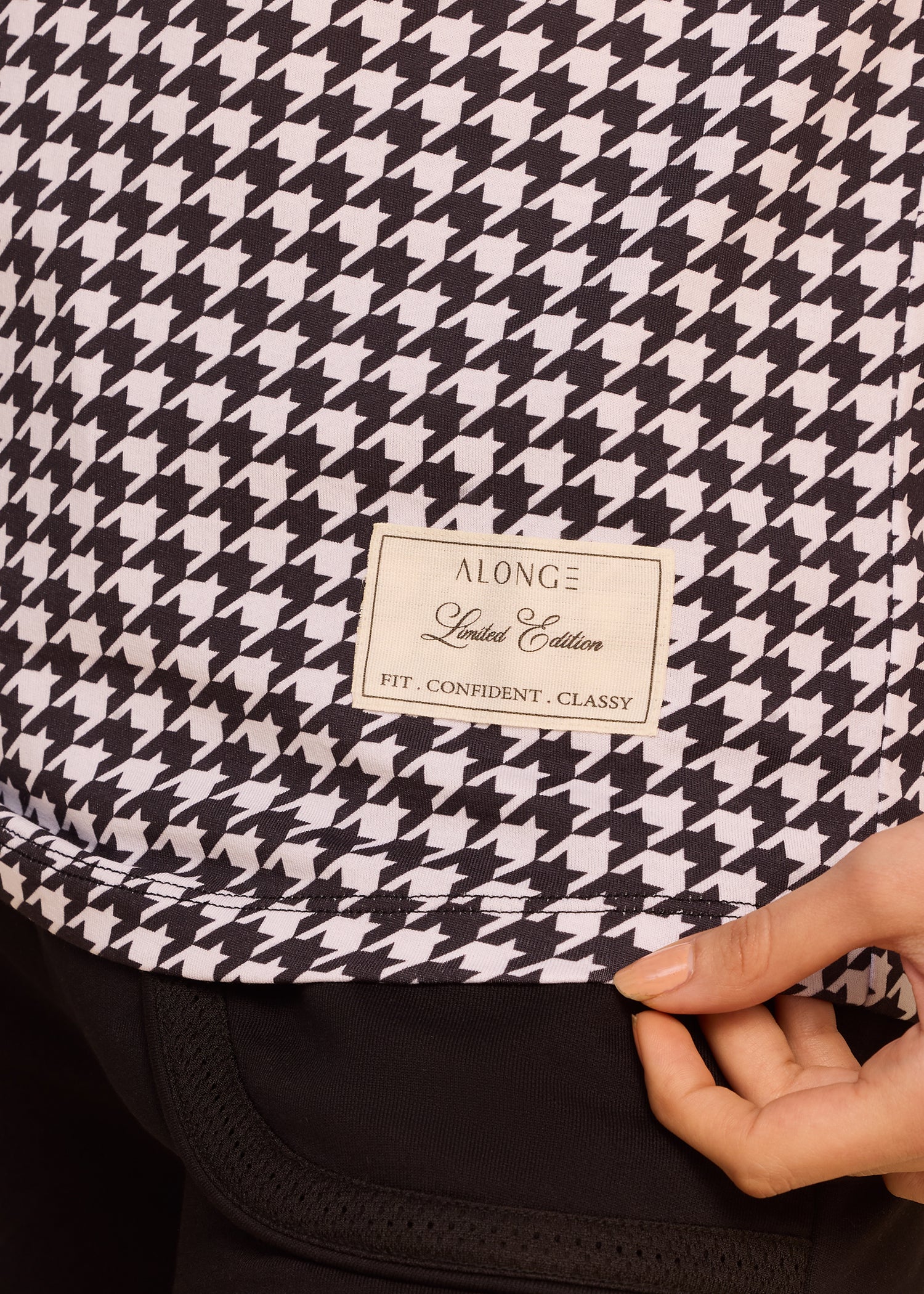 Soft Houndstooth Tee