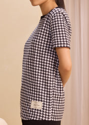 Soft Houndstooth Tee