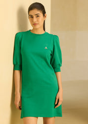 Cool Summer Pouf Sleeve Shift Dress