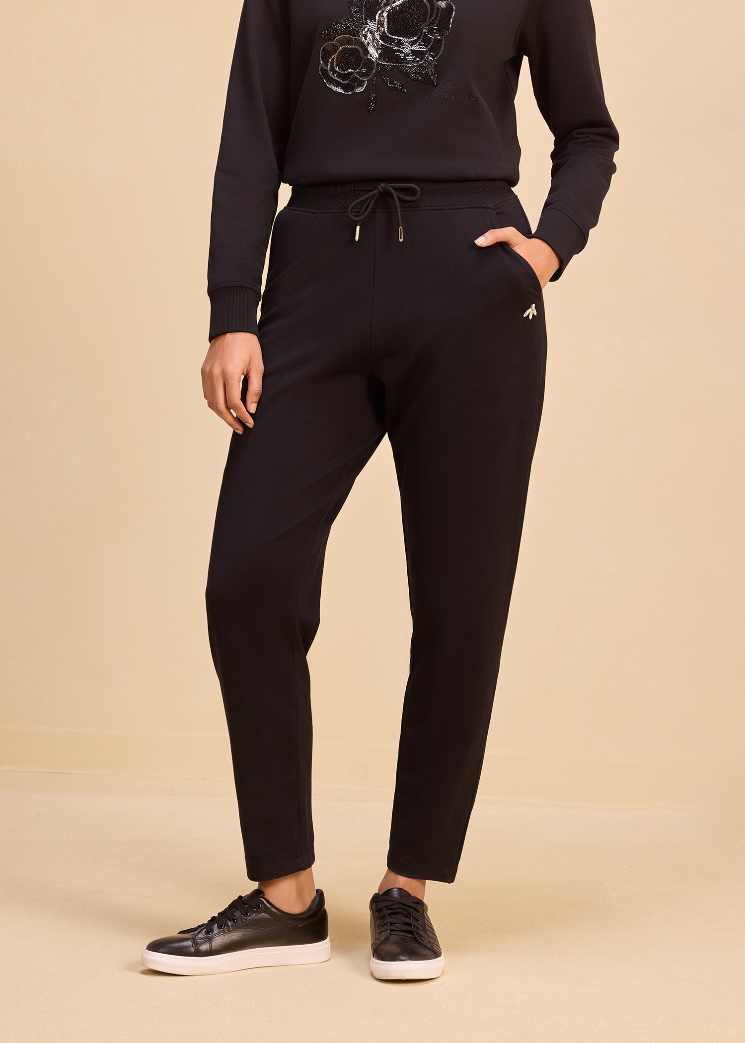 Showstopper Sweatshirt + Elevated Rhinestone Tapered Pants