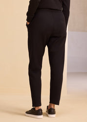 Stunning Signature Sweatshirt + Elevated Rhinestone Tapered Pants