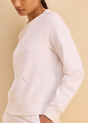 Crafted Floral Sweatshirt
