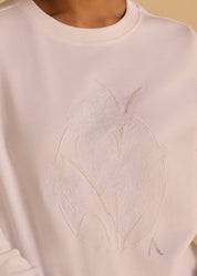 Crafted Floral Sweatshirt