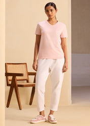 ALONGE Cloud Soft Vee Neck Tee