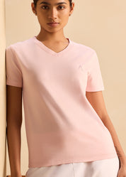 ALONGE Cloud Soft Vee Neck Tee