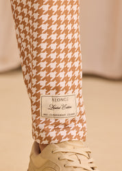 Houndstooth Tapered Pants