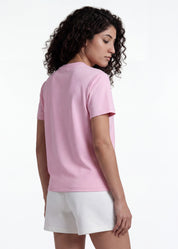 iCotton Signature Vee Neck Tee