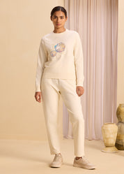 Showstopper Sweatshirt + Elevated Rhinestone Tapered Pants