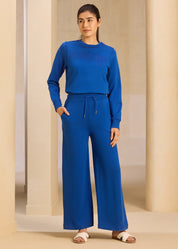 Soft Terry Wide Leg Pants