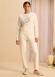 Elevated Rhinestone Tapered Pants