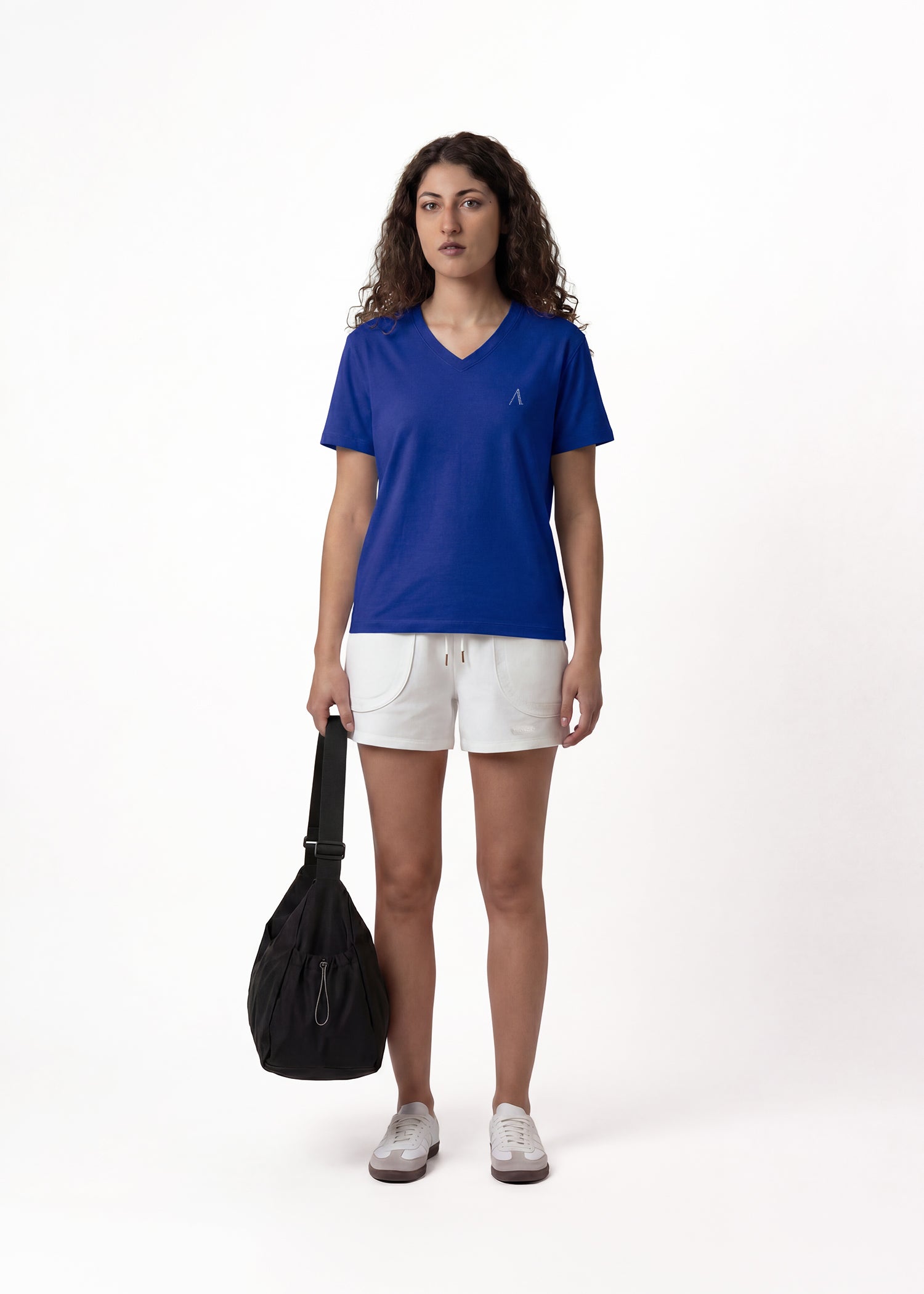 iCotton Signature Vee Neck Tee