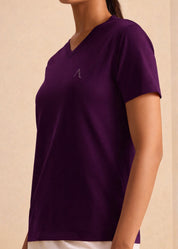 Cloud Soft Vee Neck Tee