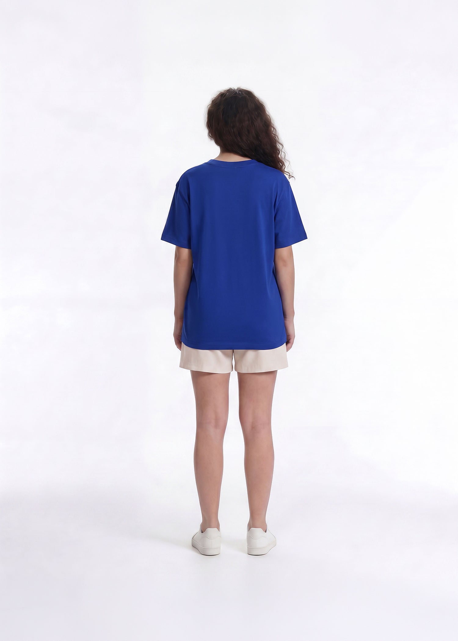 iCotton Signature Vee Neck Tee