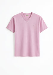 iCotton Signature Vee Neck Tee